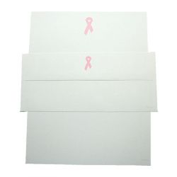 Stationery Sheets Pink Ribbon (20 pack)