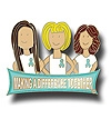 Teal Making a Difference Together Pin