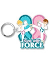 Kick with Force Keychain