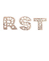 CZ Charm Letters for What Is In Your Heart? Necklace