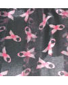 Square Pink Ribbon Scarf