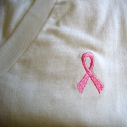 Pink Ribbon V-Neck T-Shirt