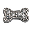 CZ Dog Bone Charm