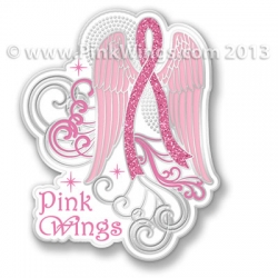 New Logo Pink Ribbon Pin