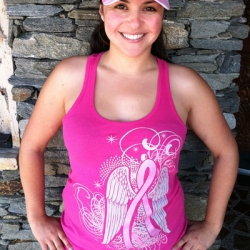 Pink Ribbon and Wings Tank Top