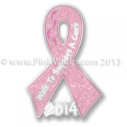 2014 Walk Pink Ribbon Pin 