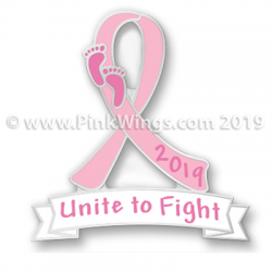 Unite to Fight 2019 Pink Ribbon Pin