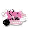 Sport Bowling Pink Ribbon Pin