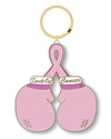 Key Chain Lite Pink "Knock Out Cancer"