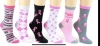 Pink Ribbon Ankle Socks