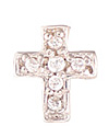 CZ Cross Charm