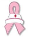 Nurse Pink Ribbon Pin