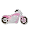Motorcycle Pink Ribbon Pin