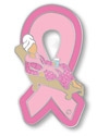 Spa Girl Pink Ribbon Pin
