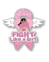 Fight Like a Girl Dark Pin