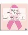 Pink Ribbon Flying Wish Paper