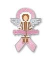 Alaskan Angel Pink Ribbon Pin