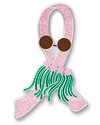 Hula Pink Ribbon Pin
