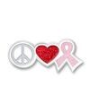 Peace Heart Cure Pin
