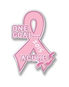 One Goal... A Cure 2015 Pink Ribbon Pin