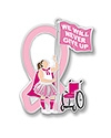 We Will Never Give Up- Tommi Pink Ribbon Pin 