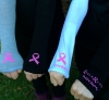 Pink Ribbon Arm Warmers