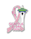 Seattle 3-Day 2016 Pink Ribbon Pin 