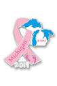Michigan 2019 3-Day Pink Ribbon Pin