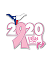 2020 Dallas 3-Day Pink Ribbon Pin