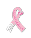 2020 Until We Find a Cure Pink Ribbon Pin