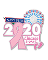 2020 Chicago Navy Pier 3-Day Pink Ribbon Pin